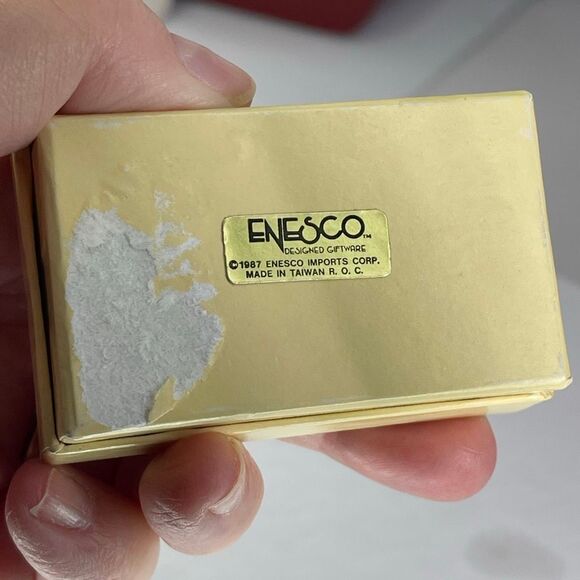 Vintage Precious Moments collectors club thank you 5 year anniversary pin origin - Picture 4 of 6